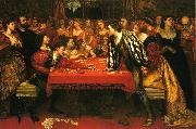 Valentine Cameron Prinsep Prints A Venetian Gaming-House in the Sixteenth Century